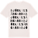Vintage White t-shirt med Björkilsängarna ordlek t-shirt