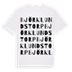 Björklundstorp ordlek t-shirt