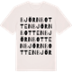 Vintage White t-shirt med Björnbotten ordlek t-shirt