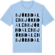 Blue Soul t-shirt med Björndalen ordlek t-shirt