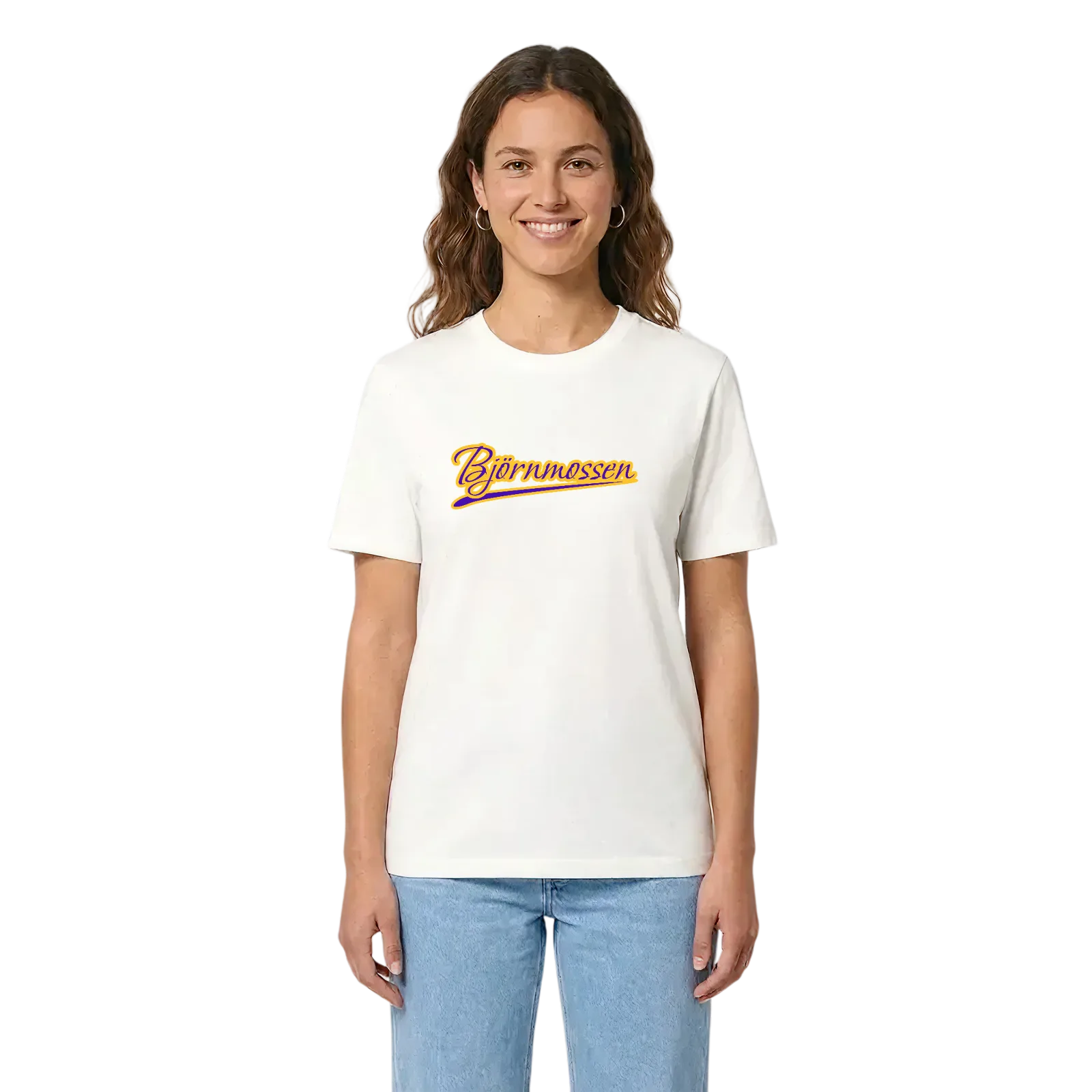 Björnmossen baseball t-shirt – White, i miljö