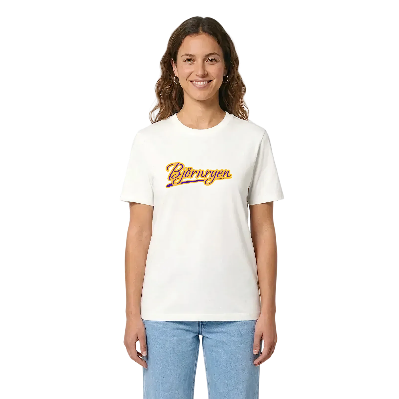 Björnryen baseball t-shirt – White, i miljö