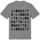Mid Heather Gray t-shirt med Björnsätra ordlek t-shirt