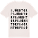 Vintage White t-shirt med Björntorp ordlek t-shirt