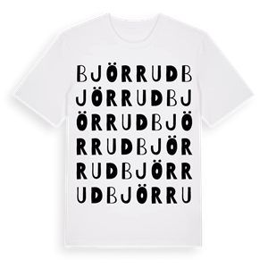Björrud ordlek t-shirt – ekologisk bomull t-shirt från PinShirt