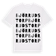Björrudstorp ordlek t-shirt