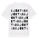Björtan ordlek t-shirt