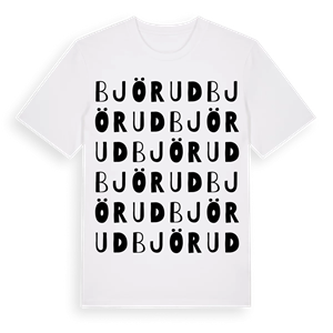 Björud ordlek t-shirt – ekologisk bomull t-shirt från Pinshirt