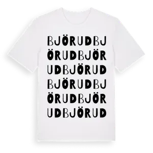Björud ordlek t-shirt – ekologisk bomull t-shirt från Pinshirt