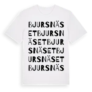 Bjursnäset ordlek t-shirt – ekologisk bomull t-shirt från Pinshirt