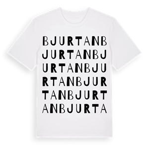 Bjurtan ordlek t-shirt – ekologisk bomull t-shirt från PinShirt