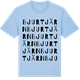 Blue Soul t-shirt med Bjurtjärn ordlek t-shirt