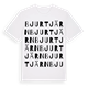 Bjurtjärn ordlek t-shirt