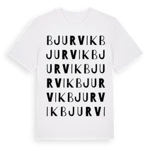 Bjurvik ordlek t-shirt – ekologisk bomull t-shirt från Pinshirt
