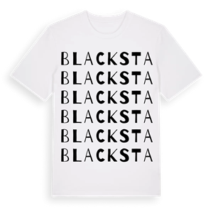 Blacksta ordlek t-shirt – ekologisk bomull t-shirt från PinShirt