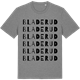 Mid Heather Gray t-shirt med Bladerud ordlek t-shirt