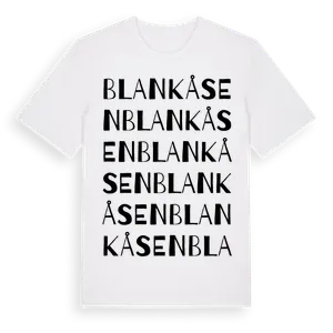 Blankåsen ordlek t-shirt – ekologisk bomull t-shirt från Pinshirt
