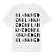 Blankheden ordlek t-shirt