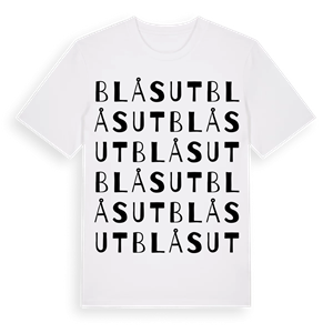 Blåsut ordlek t-shirt – ekologisk bomull t-shirt från PinShirt