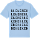 Blue Soul t-shirt med Blekene ordlek t-shirt