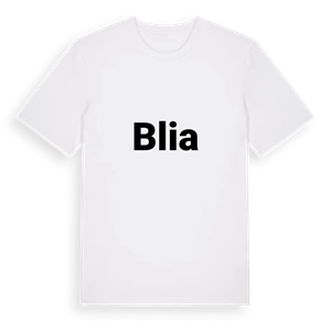 Blia fetstil t-shirt – ekologisk bomull t-shirt från PinShirt