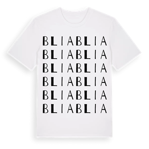 Blia ordlek t-shirt – ekologisk bomull t-shirt från PinShirt