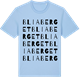 Blue Soul t-shirt med Bliaberget ordlek t-shirt