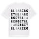 Bliaberget ordlek t-shirt