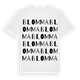 Blomma ordlek t-shirt
