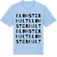 Blue Soul t-shirt med Blomsterhult ordlek t-shirt