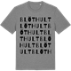 Mid Heather Gray t-shirt med Blöthult ordlek t-shirt