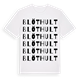 Blöthult ordlek t-shirt