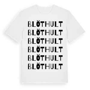 Blöthult ordlek t-shirt – ekologisk bomull t-shirt från Pinshirt