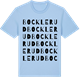 Blue Soul t-shirt med Bocklerud ordlek t-shirt