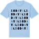 Blue Soul t-shirt med Bodavik ordlek t-shirt