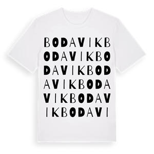 Bodavik ordlek t-shirt – ekologisk bomull t-shirt från PinShirt