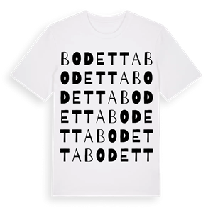 Bodetta ordlek t-shirt – ekologisk bomull t-shirt från Pinshirt