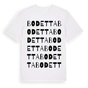 Bodetta ordlek t-shirt – ekologisk bomull t-shirt från Pinshirt