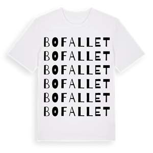 Bofallet ordlek t-shirt – ekologisk bomull t-shirt från PinShirt