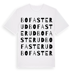 Bofasterud ordlek t-shirt – ekologisk bomull t-shirt från Pinshirt