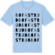 Blue Soul t-shirt med Bofastrud ordlek t-shirt