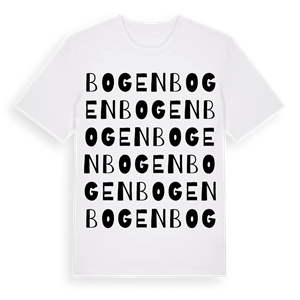 Bogen ordlek t-shirt – ekologisk bomull t-shirt från PinShirt