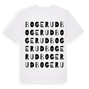 Bogerud ordlek t-shirt – ekologisk bomull t-shirt från Pinshirt