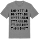 Mid Heather Gray t-shirt med Bohyttan ordlek t-shirt