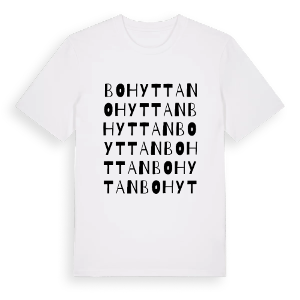 Bohyttan ordlek t-shirt – ekologisk bomull t-shirt från PinShirt