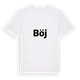 Böj fetstil t-shirt