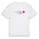 Böj hjärta t-shirt