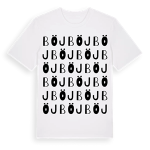 Böj ordlek t-shirt – ekologisk bomull t-shirt från PinShirt