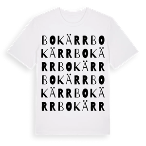 Bokärr ordlek t-shirt – ekologisk bomull t-shirt från PinShirt