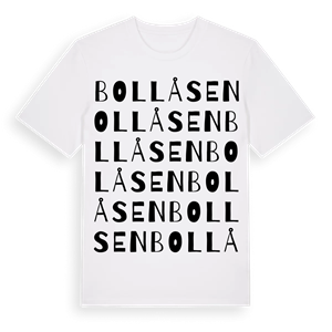 Bollåsen ordlek t-shirt – ekologisk bomull t-shirt från PinShirt